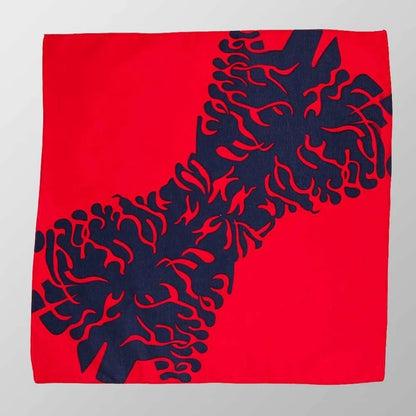 Bandana Kopftuch Halstuch Rot Flammen Accessoire Freizeit Tuch Biker Gothic Rock Kopftuch