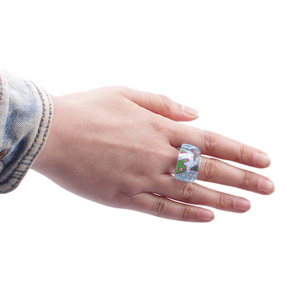 30 bunte Ringe Set Modeschmuck Party Deko Geschenkidee Schmuck Mix unter 1€/Stk