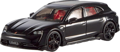 Hot Wheels HWT10 Premium 1:43 Porsche Taycan Turbo S Cross Turismo Schwarz