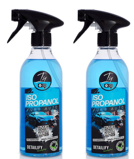 Isopropanol 99 % 2L DETAILIFY IPA Reiniger Entfetter Auto Lack Politurentferner