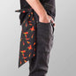 Bandana Kopftuch Halstuch Schwarz Hot Chili Accessoire Freizeit Tuch Biker Chilischote