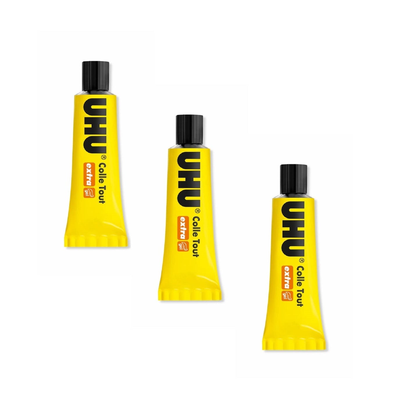 3x Uhu Colle Tout Gel Extra 31g/ml Alleskleber Klebstoff tropffrei Universal