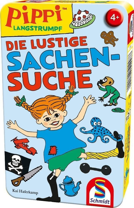 Schmidt 51448 Pippi Langstrumpf Die Lustige Sachensuche im Metalldose Reisespiel
