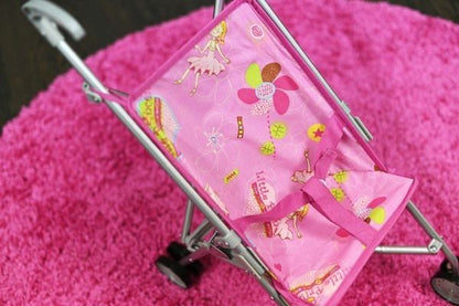 Knorrtoys 12608 Puppenbuggy Pink Little Princess Puppenwagen Faltbar 42x27x55cm
