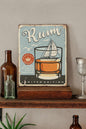 Blechschild Rum Vintage Deko Schild Limited Edition Deko Bar 40 x 30 cm Retro