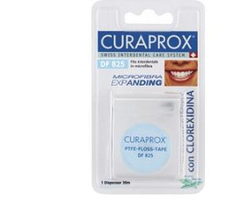 6 x Curaprox Floss Zahnseide 30 m DF825 MIKROFASER EXPANDING Angebot