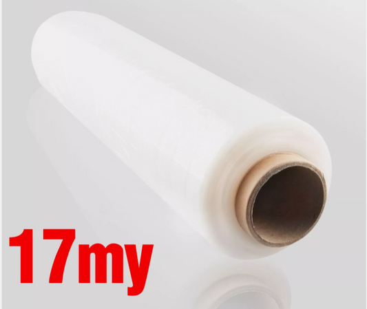 Palettenfolie 17my 200m white – Handstretchfolie Verpackungsfolie