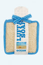 Seife mit Luffa Meeresbrise 100g Bodyscrub Peeling Schwamm Duftseife Handgemacht