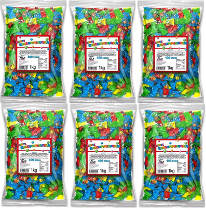 2400 Bunte Kaugummikugeln Kaugummi Wurfmaterial Wurfartikel Fasching Umzug