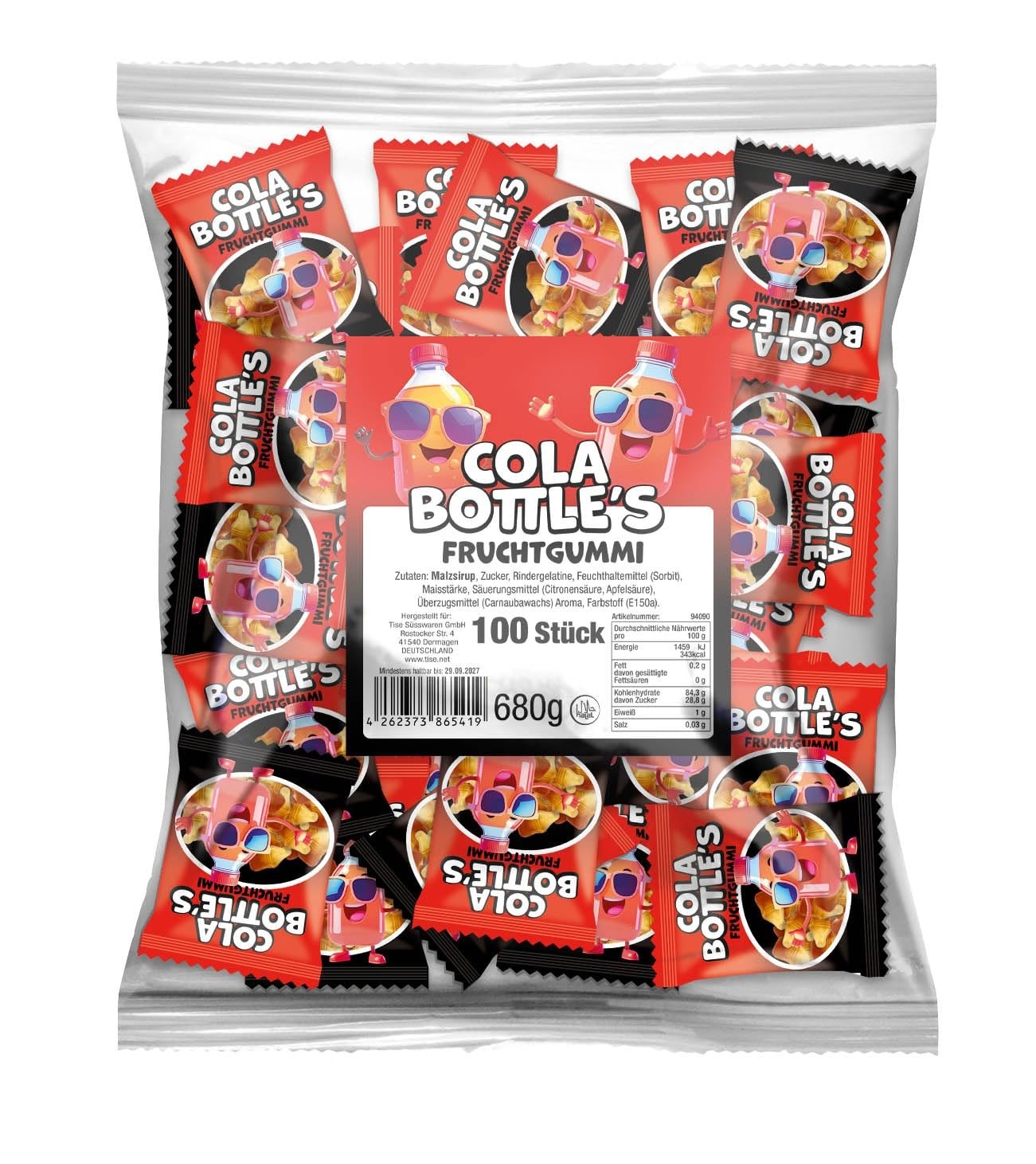 Süsswaren Mix - Bärchen/Cola Flaschen/Magic Chew - Süssigkeiten Candy Box Party