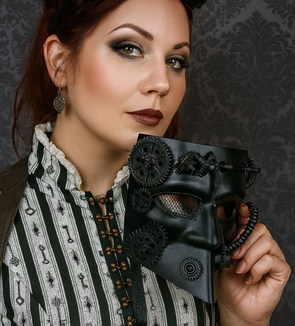 Venezianische Steampunk Maske Augenmaske Halloween Kostüm Verkleidung Fantasy