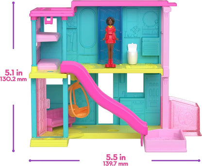 1x Mattel HYF44 Barbie Mini Puppenhaus Spielset Überraschung zufälliges Modell