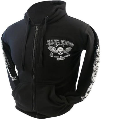 Biker Kapuze BILLY EIGHT - Old Native - Merch Hoodie Rockabilly Skull Pullover