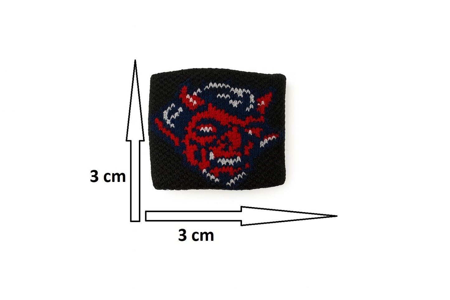 5er Set Fingerschweißband Schwarz Teufel Schweißband für Finger Fingersleeve