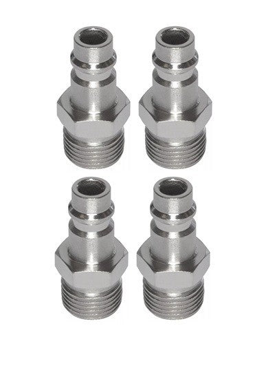 4er Set Rowi Gewindestecknippel 3/8'' AG Kompressorzubehör Druckluftzubehör