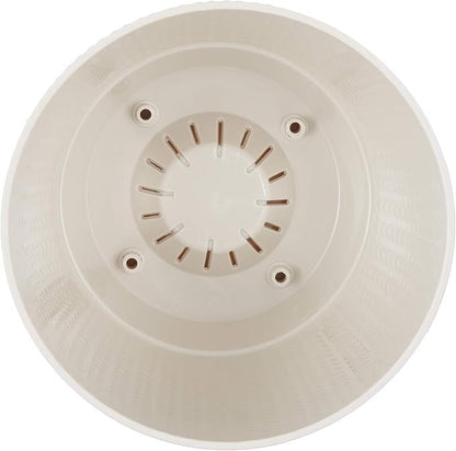 5x Blumentöpfe Altweiß Ø 14,0 x 12,5 cm - 1,4 L Pflanztopf Übertopf Blumentopf