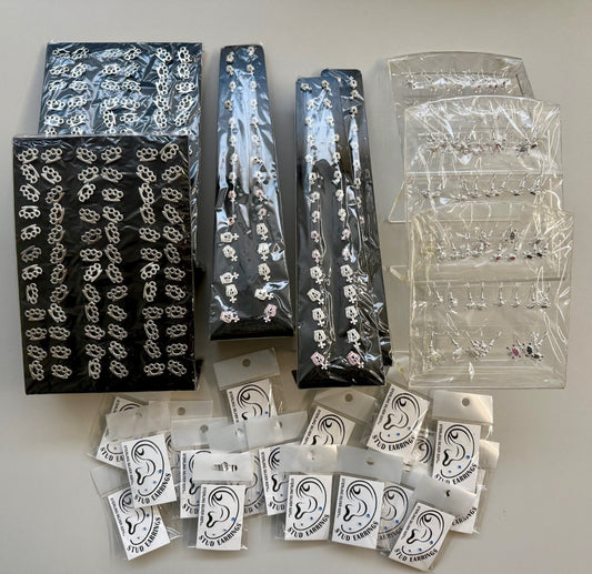 Karton mit min. 170 Paar Ohrringe/Ohrstecker Restposten Posten Aktion A Ware TOP