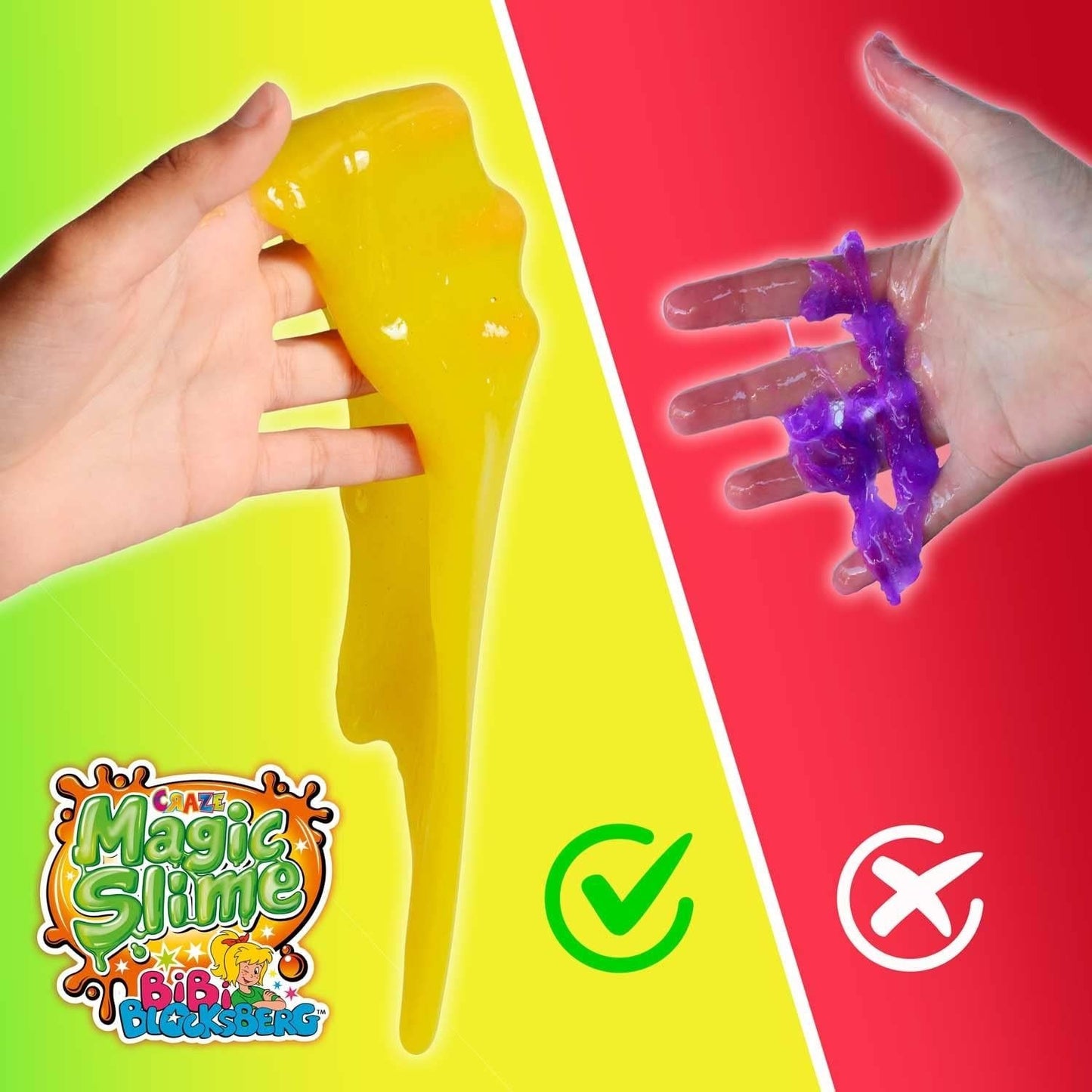 Craze 25123 Bibi Blocksberg Magic Slime - DIY Schleim-Labor Spielset Kessel