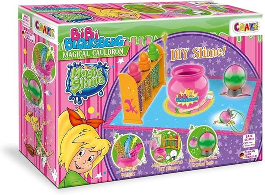 Craze 25123 Bibi Blocksberg Magic Slime - DIY Schleim-Labor Spielset Kessel