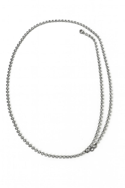 3er Set Gürtel/Bauchkette mit glitzer Steinen Strass lila blau grau Kette Taille