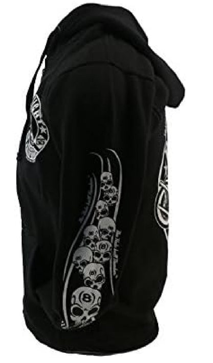 Biker Kapuze BILLY EIGHT - Old Native - Merch Hoodie Rockabilly Skull Pullover