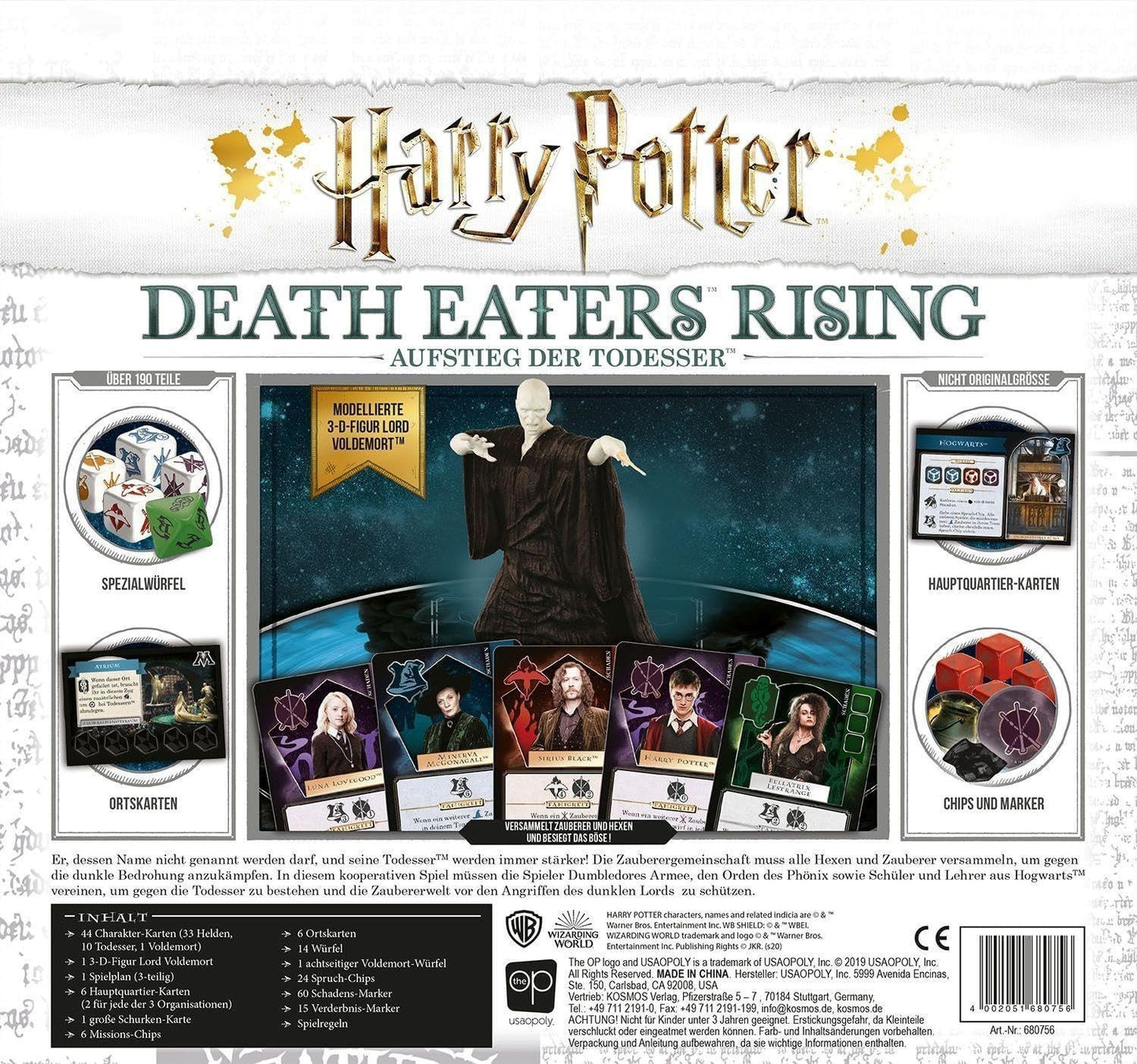 Kosmos 680756-Harry Potter Aufstieg der Todesser Würfelspiel Death Eaters Rising