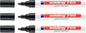 3er Set Edding 750 Lackmarker Paint Marker Schwarz 2-4 mm Stift Wasserfest
