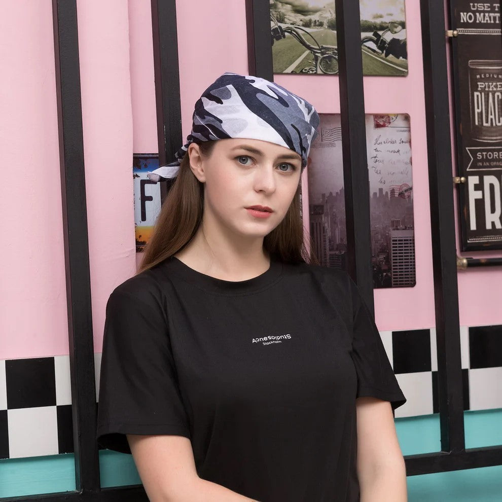 Bandana Kopftuch Camouflage Halstuch Stirnband Accessoire Freizeit Tuch Mode Kopftuch