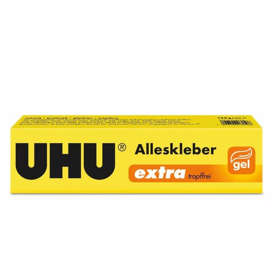 UHU Alleskleber extra tropffrei gel 125g Universalkleber Kleber Klebstoff Tube