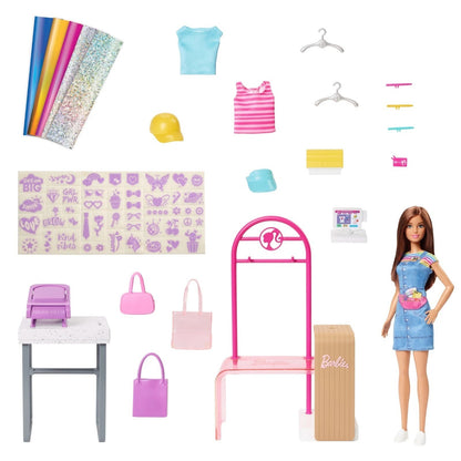 Mattel HKT78 Barbie Mode Boutique Spielset Kreativität und Spaß in der Modewelt