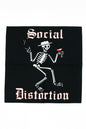 Bandana Kopftuch Halstuch Schwarz Skelett Social Distortion Tuch Freizeit Kopftuch Unisex