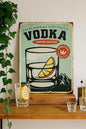 Blechschild Vodka Retro Schild Limited Edition Deko Bar 40 x 30 cm Vintage