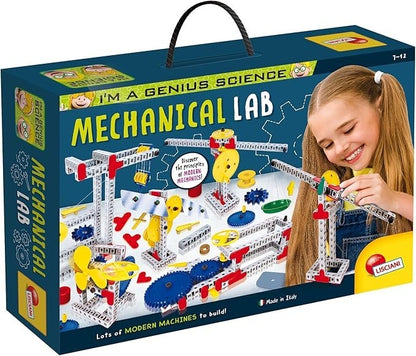 Lisciani 100866 I´m a Genius Science Mechanisches Labor Experimente Baumaschinen