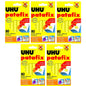 UHU Patafix 5x 80 St. Klebepads Klebeband wieder ablösbar Multifunktion gelb
