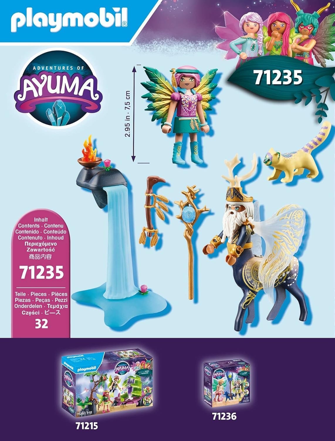 Playmobil 71235 Adventures of Ayuma Abjatus + Knight Fairy Hildi Abenteuer Spiel
