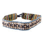 Muschelgürtel Blau/Schwarz Damengürtel Taillengürtel Muscheln Sommer Gürtel Belt Boho