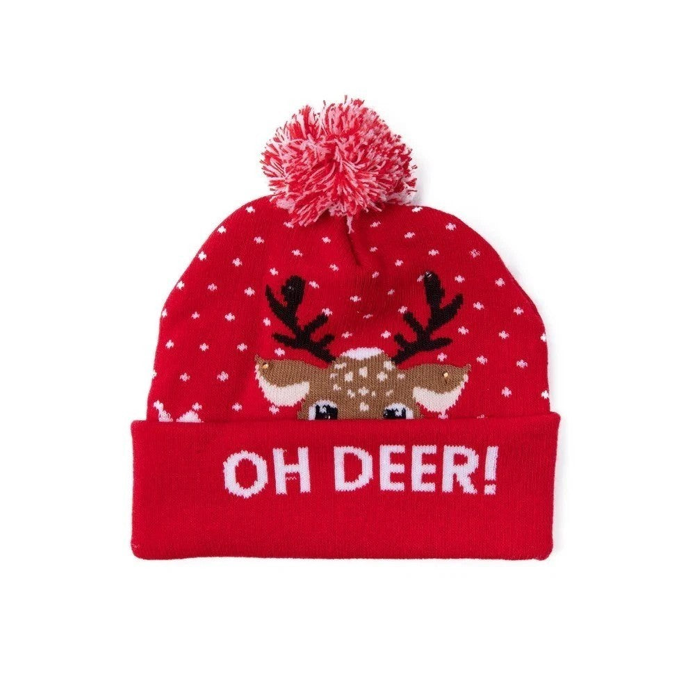 Karton mit min. 6 LED Mützen Oh Deer Restposten Posten A Ware Aktion Deer