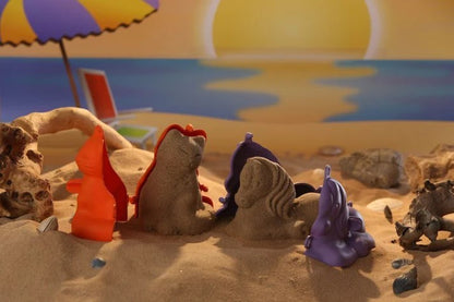 3D Sandformen Katze & Pony Sandfiguren Modellieren Sand Sandkasten Strand Form