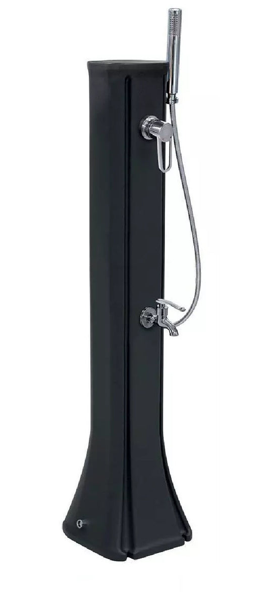 FORMIDRA Solardusche HAPPY GO 23L Gartendusche Campingdusche Pooldusche black