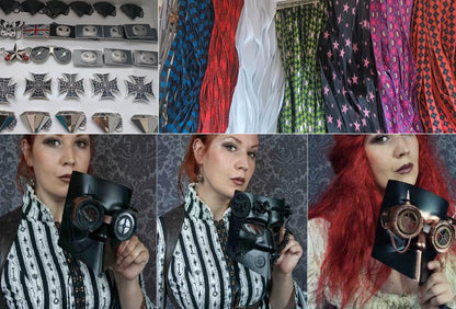 XXL Palette Auflösung Schmuck Textil Auflösung Gothic Biker  Restposten Posten