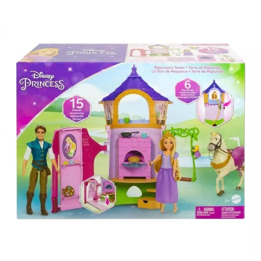 Mattel HMV99 Disney Princess Rapunzels Turm mit Puppe und Zubehör Prinzessin