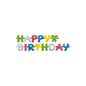 Geburtstags Girlande Happy Birthday 1,4m Party Deko Banner Geburtstag Partykette