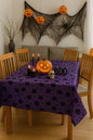 Tischdecke Lila 120x140 cm Halloween Tisch Horror Grusel Party Tischtuch Decke