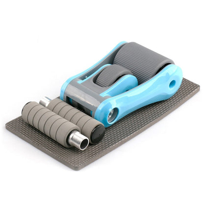 diMio Bauchtrainer Blau Bauchmuskeltrainer Bauchroller Fitness Hometrainer Sport