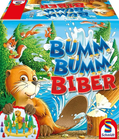 Bumm Bumm Biber Kinderspiel Schmidt 40618 Gesellschaftsspiel 3D Action Spiele