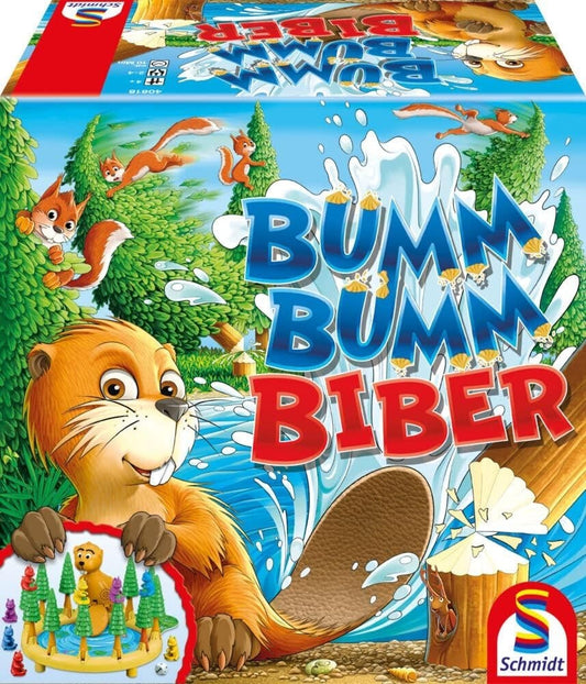 Bumm Bumm Biber Kinderspiel Schmidt 40618 Gesellschaftsspiel 3D Action Spiele