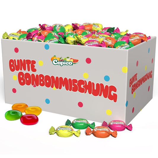 Capico Bonbons Bunte Bonbonmischung 10 kg Karneval Wurfartikel Karneval Fasching Wurfmaterial