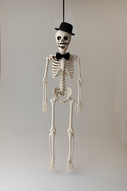 4× Hängende Skelett Figuren Braut Bräutigam Halloween Gothic Vintage Deko Party