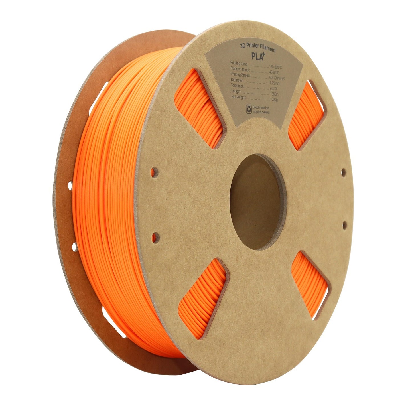 PLA + plus 3D Filament Orange 1 kg premium Druckmaterial 1.75mm pla+ fdm drucker