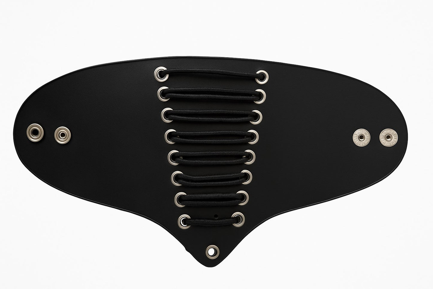 Lederarmband Schwarz mit Schnürsenkel-Optik Gothic Style Punk Festival Cosplay